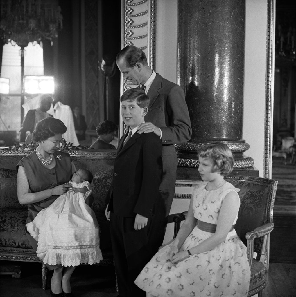 Detail of Queen Elizabeth II and family by Cecil Beaton
