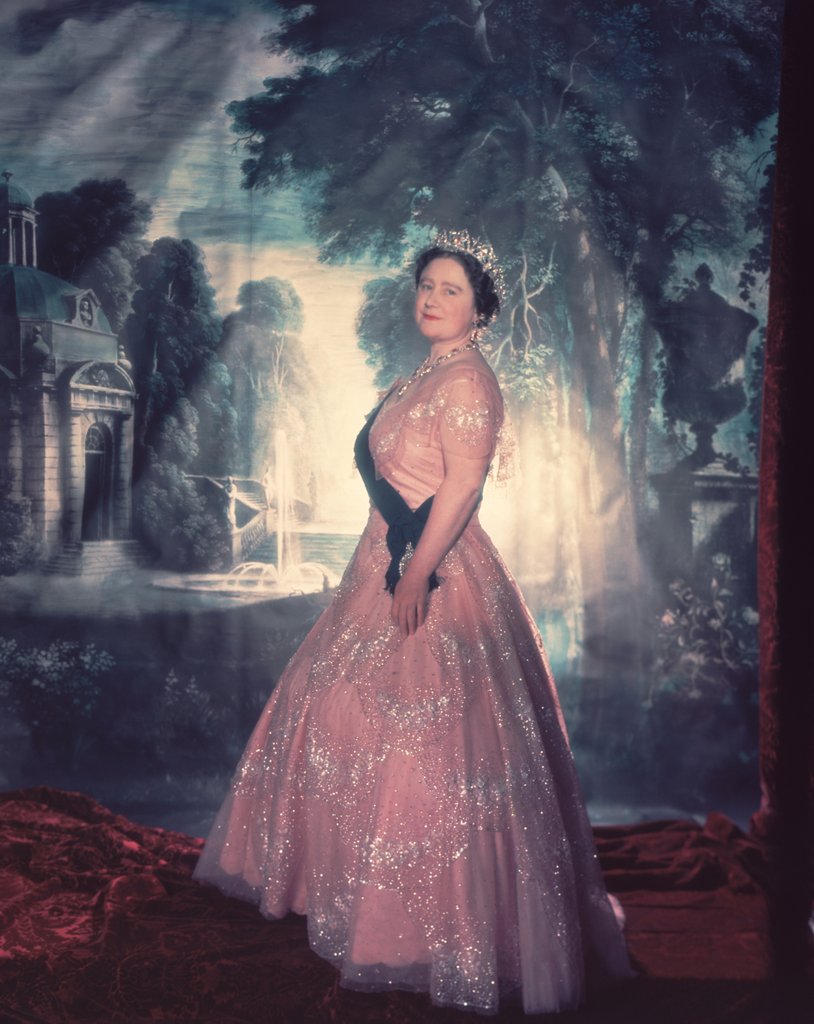 Detail of Queen Elizabeth, the Queen Mother by Cecil Beaton