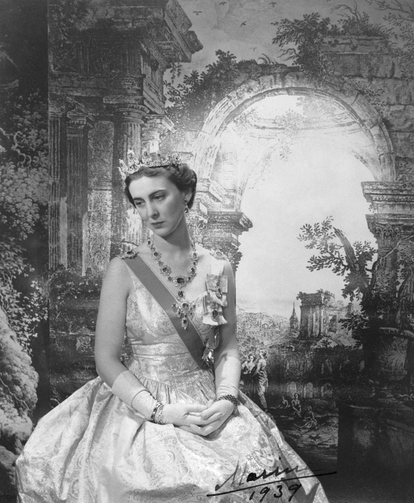 Detail of The Duchess of Kent by Cecil Beaton