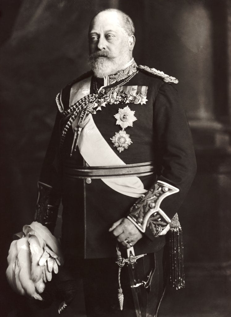 Detail of King Edward VII by Lafayette Portrait Studios