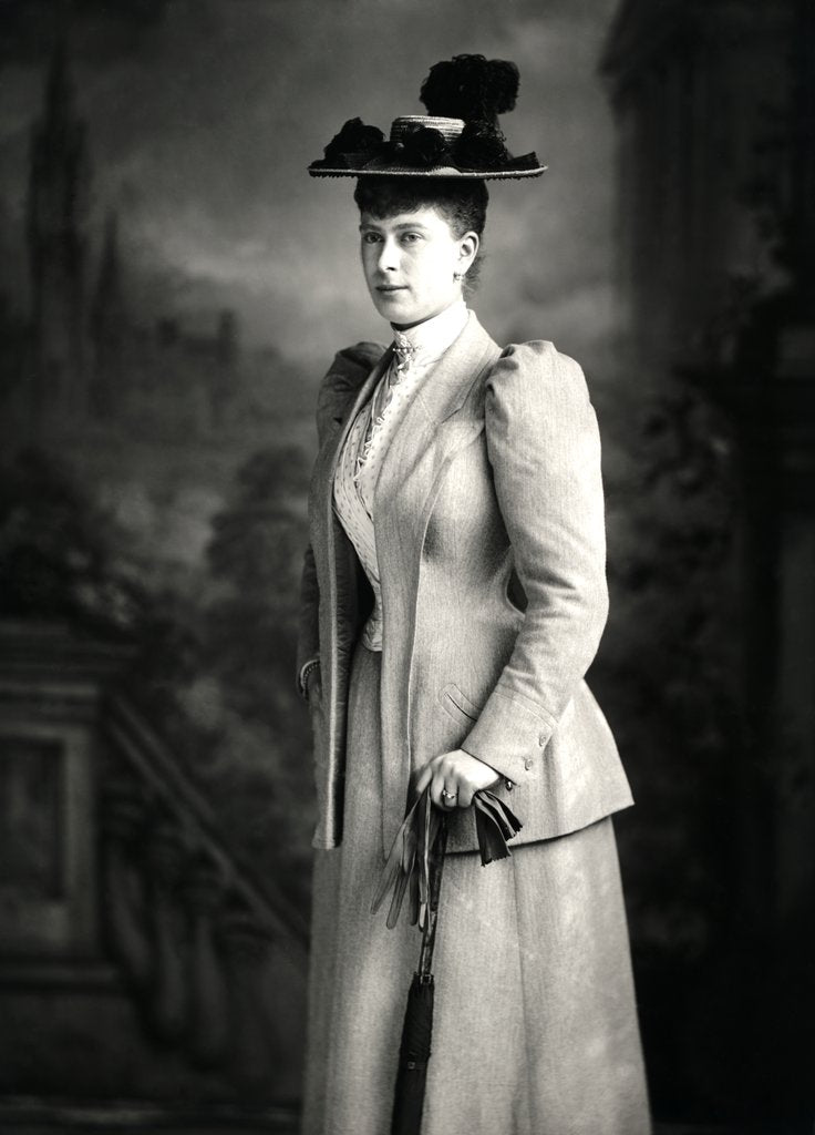 Detail of Mary of Teck by Lafayette Portrait Studios