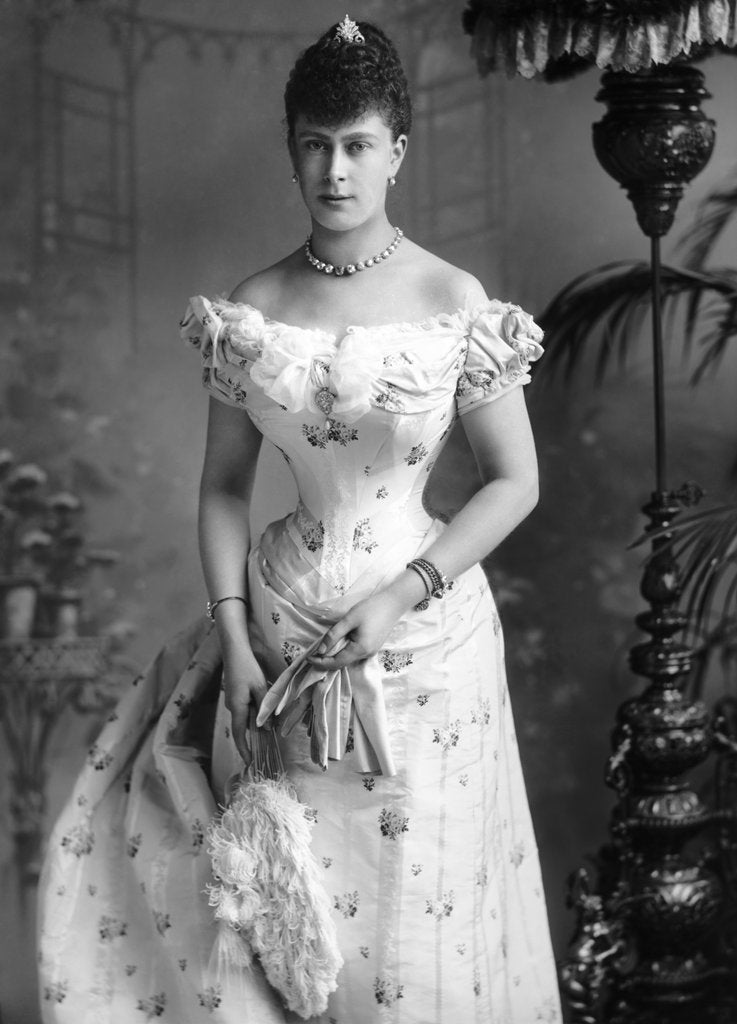 Detail of Mary of Teck by Lafayette Portrait Studios