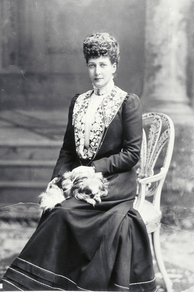 Detail of Queen Alexandra by Lafayette Portrait Studios