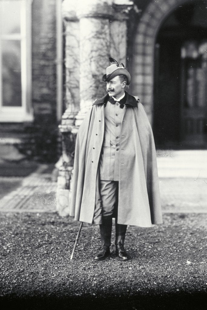 Detail of Kaiser Wilhelm II of Germany by Lafayette Portrait Studios
