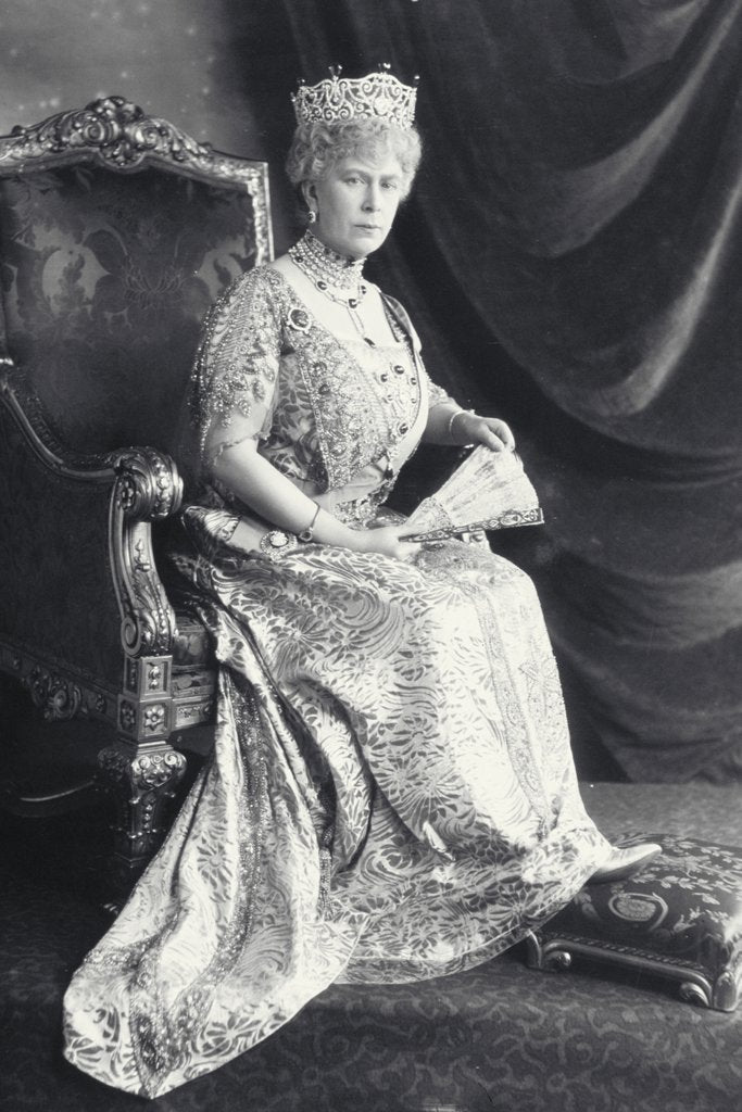 Detail of Queen Mary by Lafayette Portrait Studios