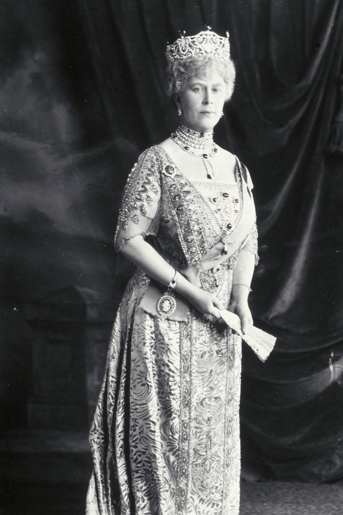 Detail of Queen Mary by Lafayette Portrait Studios