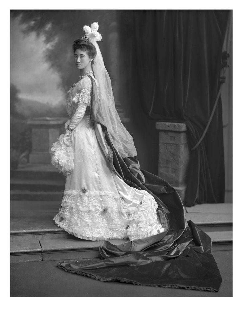 Detail of Viscountess Hayashi by Lafayette Portrait Studios