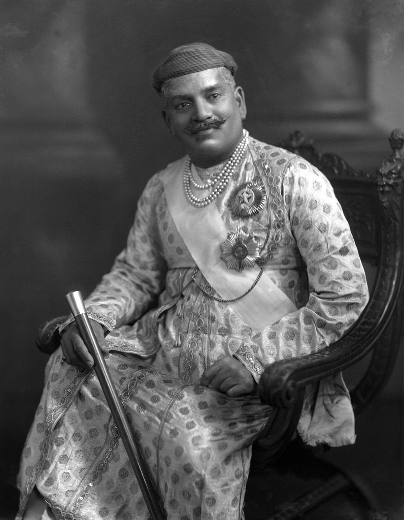 Detail of Maharaja of Baroda by Lafayette Portrait Studios