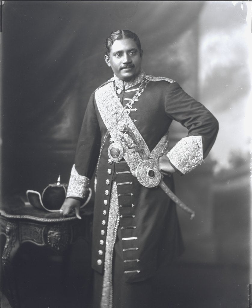 Detail of Padikara-Mudaliyar of Ceylon by Lafayette Portrait Studios