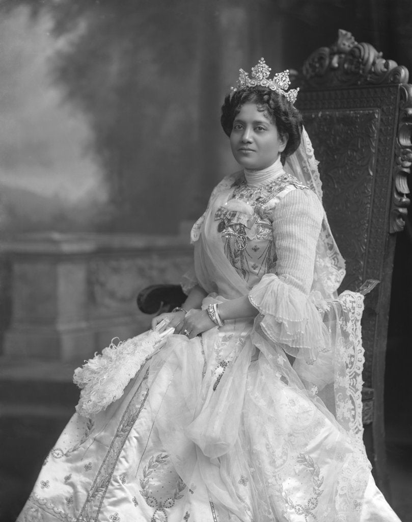 Detail of H.H. Maharani Siniti Devi by Lafayette Portrait Studios