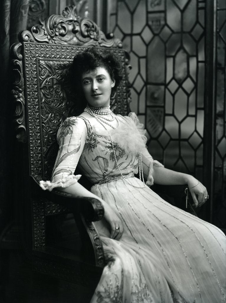 Detail of Mrs Ronald Greville by Lafayette Portrait Studios