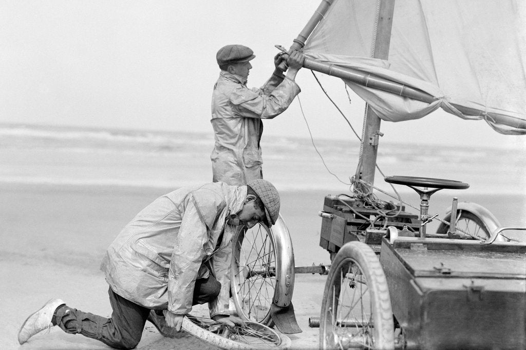 Detail of A breakdown for Baron Sloet and friend by Andrew Pitcairn-Knowles