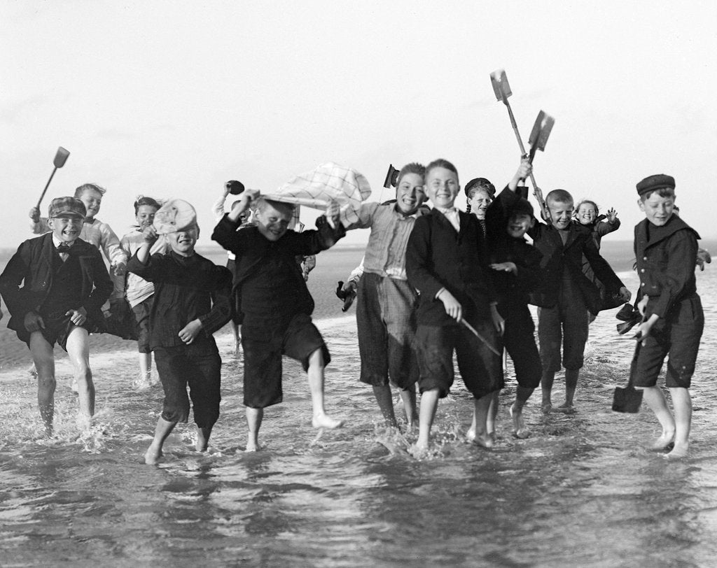 Detail of Paddling in the Sea by Andrew Pitcairn-Knowles