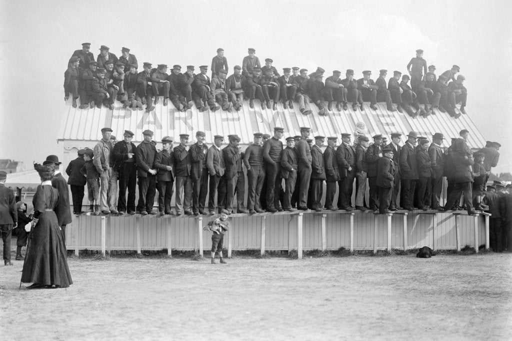Detail of The Pari-Mutuel Tote Roof Used as a Grandstand by Andrew Pitcairn-Knowles