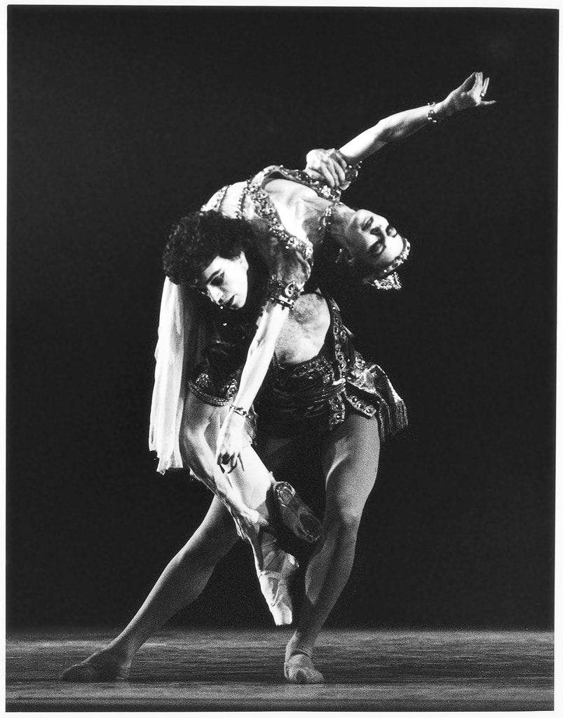 Detail of Antoinette Sibley and Anthony Dowell in Mediation from Thais at the Adelphi Theatre by Anthony Crickmay