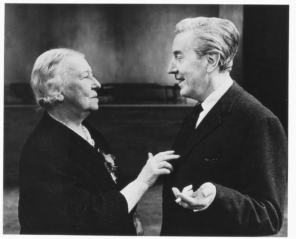 Detail of Bronislava Nijinska and Frederick Ashton rehearsing Les Noces at the Royal Opera House by Houston Rogers