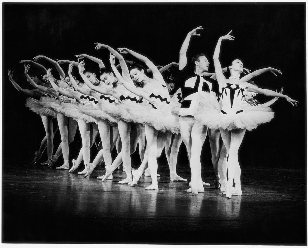 Detail of Brian Shaw and Annette Page in Scenes de Ballet at the Royal Opera House by Anthony Crickmay