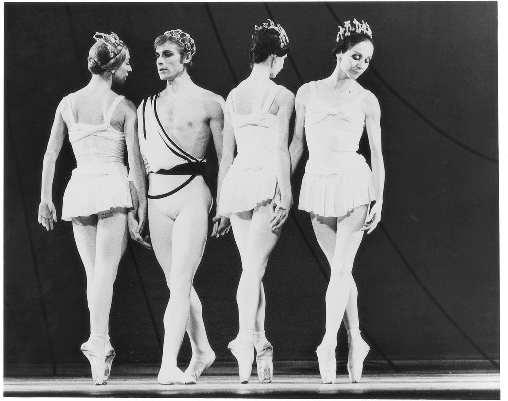 Laura Connor, David Wall, Jennifer Penney and Merle Park in Symphonic Variations at the Royal Opera House by Anthony Crickmay