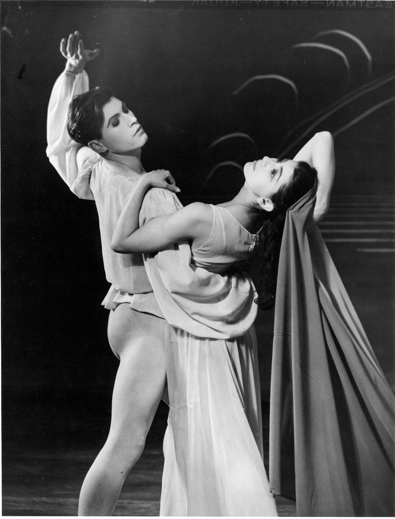 Detail of Margot Fonteyn and Michael Somes in Dante Sonata at the Sadler's Wells Theatre by Gordon Anthony