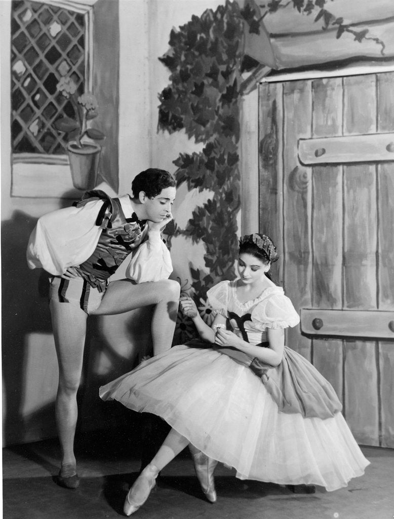 Detail of Robert Helpmann and Margot Fonteyn in Giselle at the Royal Opera House by Gordon Anthony
