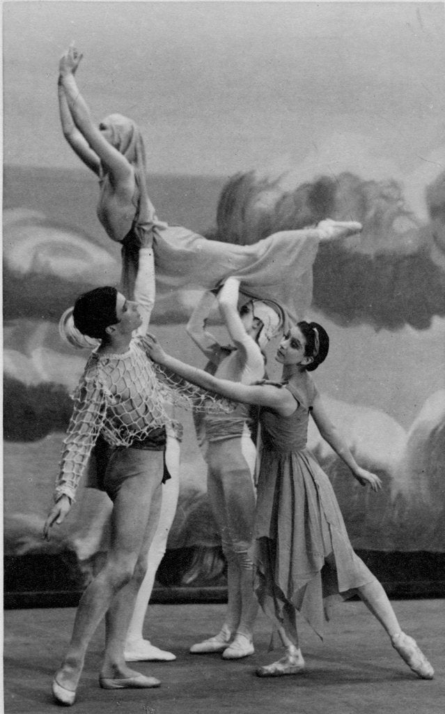 Detail of Michael Somes, Margot Fonteyn, Pamela May and Alan Carter in Horoscope by J.W.Debenham
