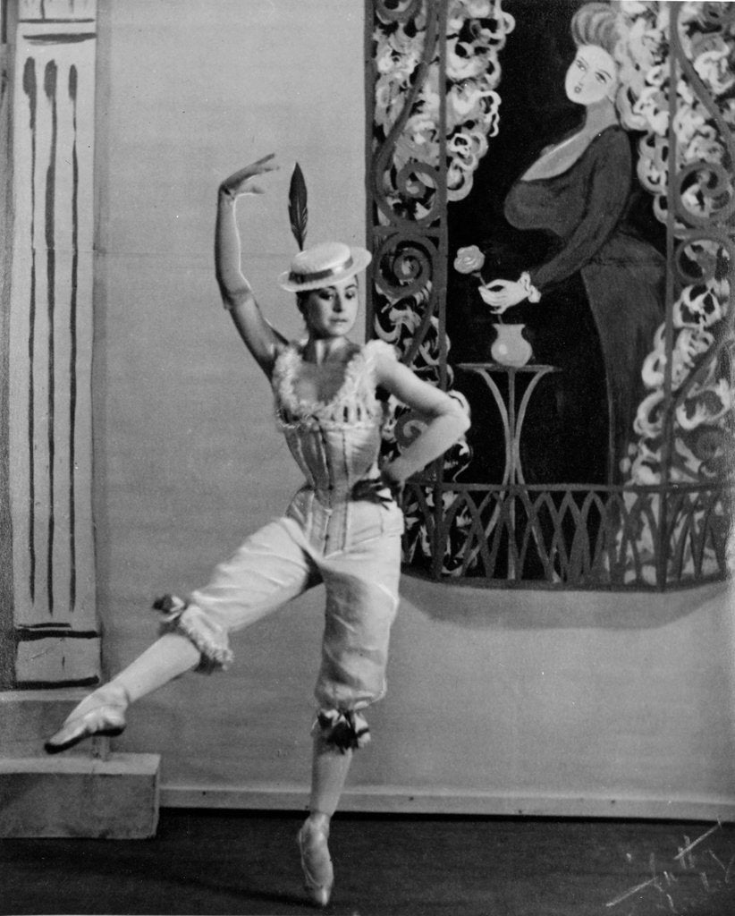 Detail of Margot Fonteyn in Faþade at the Sadler's Wells by Gordon Anthony