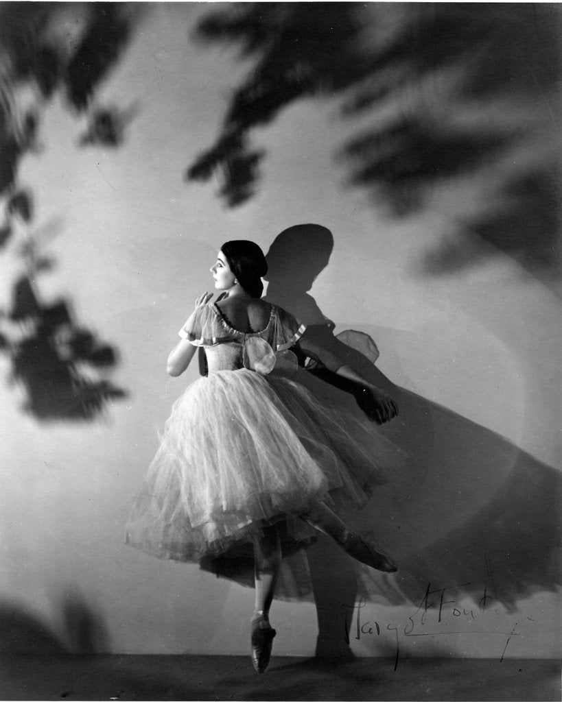 Margot Fonteyn in Chopin's Les Sylphides at the Sadler's Wells Theatre by Gordon Anthony