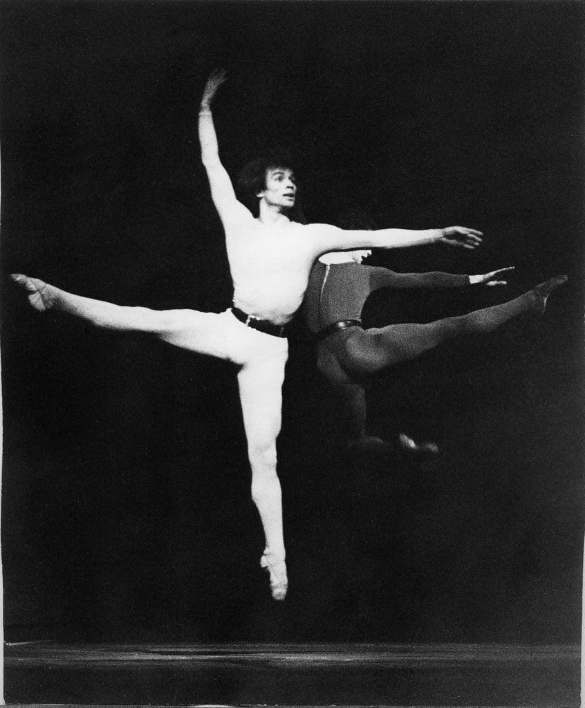 Rudolf Nureyev and Anthony Dowell in Song of the Wayfarer at the Royal Opera House by Anthony Crickmay