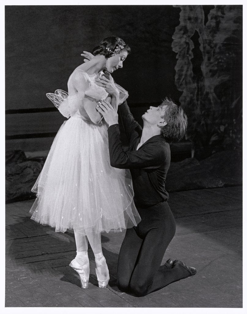 Detail of Rudolf Nureyev and Margot Fonteyn in Giselle by Houston Rogers