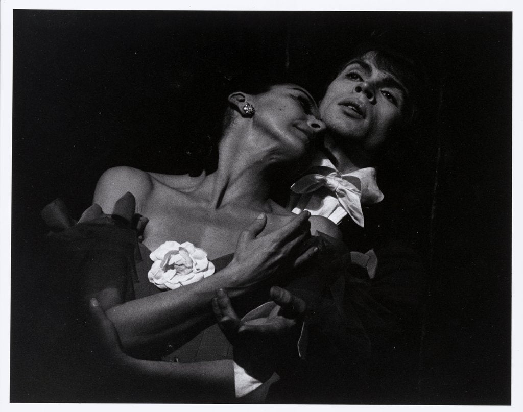 Detail of Rudolf Nureyev and Margot Fonteyn in Marguerite and Armand by Anthony Crickmay