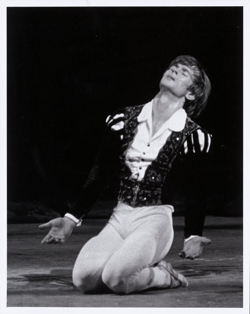 Detail of Rudolf Nureyev in Giselle by Anthony Crickmay