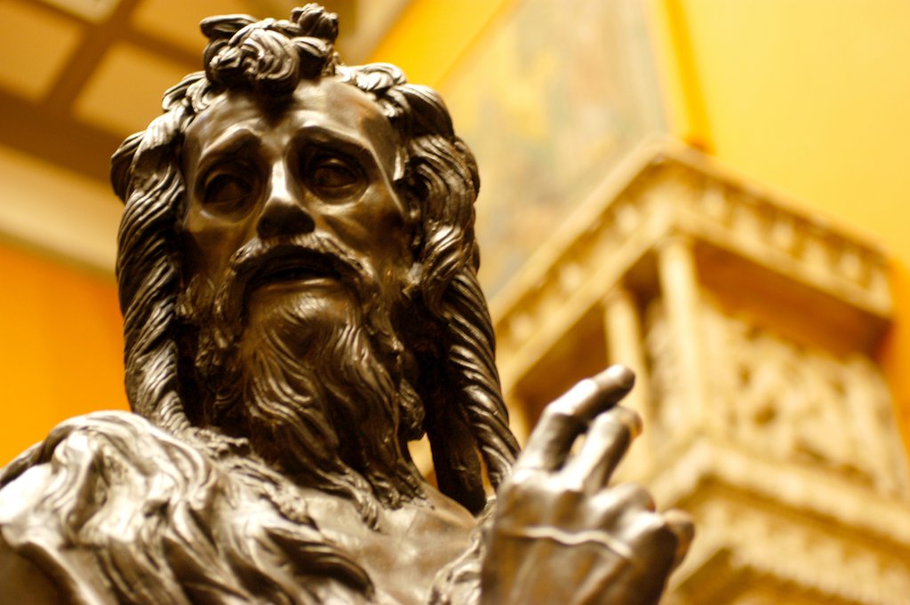 Detail of St John the Baptist by Stuart Cox
