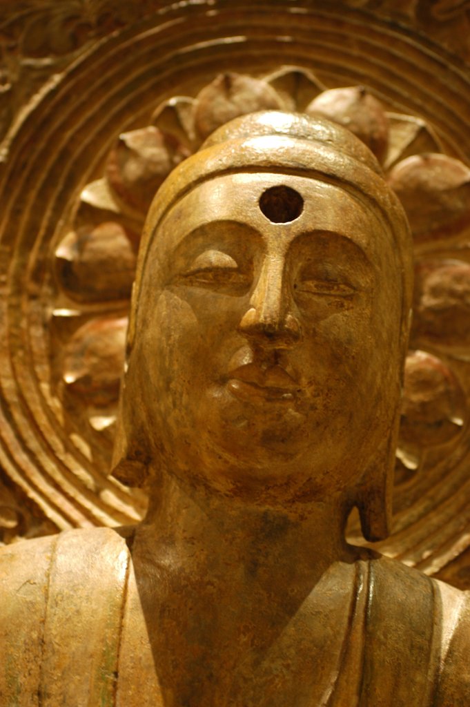 Detail of The Buddha Amitabha by Stuart Cox