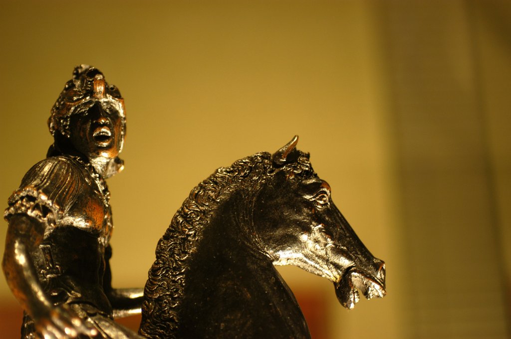 Detail of Mounted Warrior by Stuart Cox