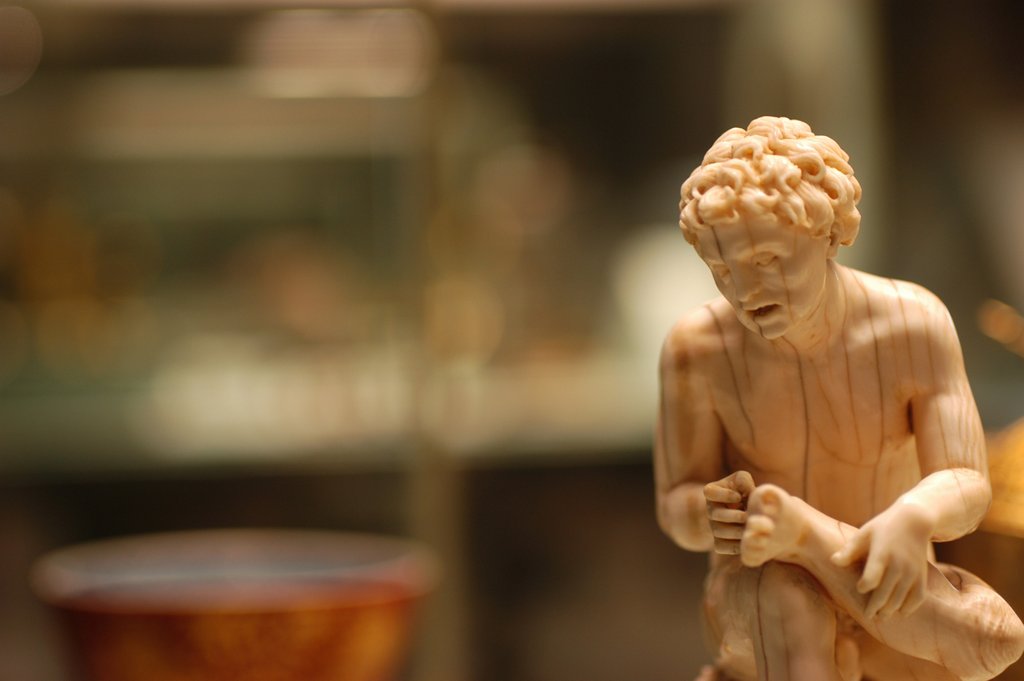 Detail of Hercules Plucking a Thorn from his Foot by Stuart Cox