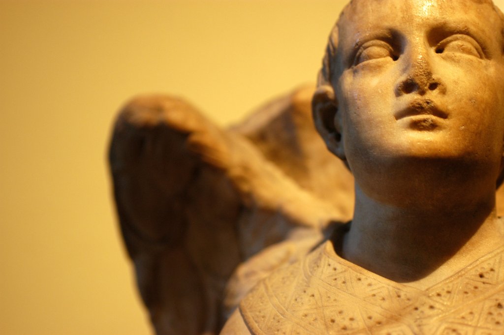 Detail of Winged Angel by Stuart Cox