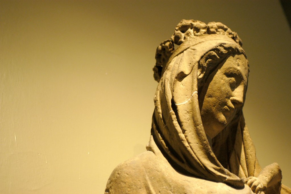 Detail of Virgin and Child by Stuart Cox