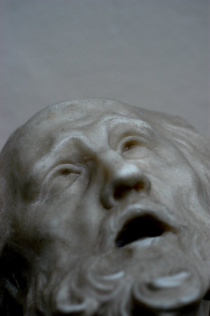 Detail of Vulcan chained to a rock, detail by Stuart Cox