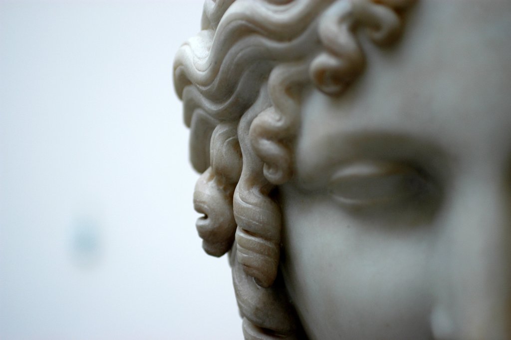 Detail of Helen of Troy, detail, after Antonio Canova by Stuart Cox