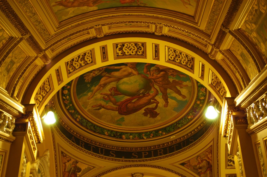 Detail of Ceramic Staircase at the V&A Museum by Stuart Cox