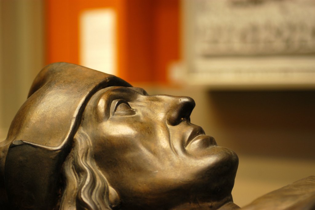 Detail of Henry VII, detail, after the 16th century original by Pietro Torrigiano by Stuart Cox