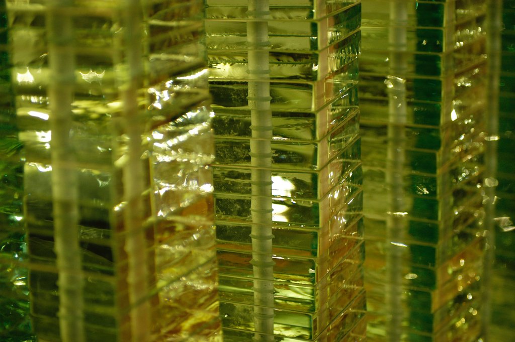 Detail of Glass Staircase at the V&A Museum by Stuart Cox