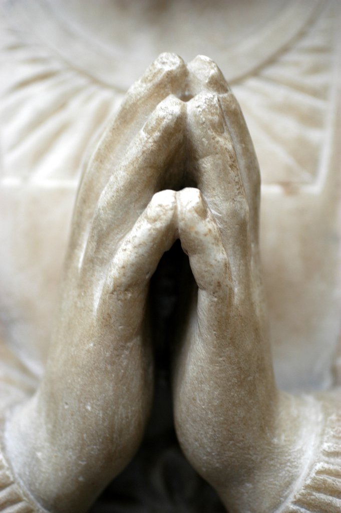 Detail of Virgin Annunciate by Stuart Cox