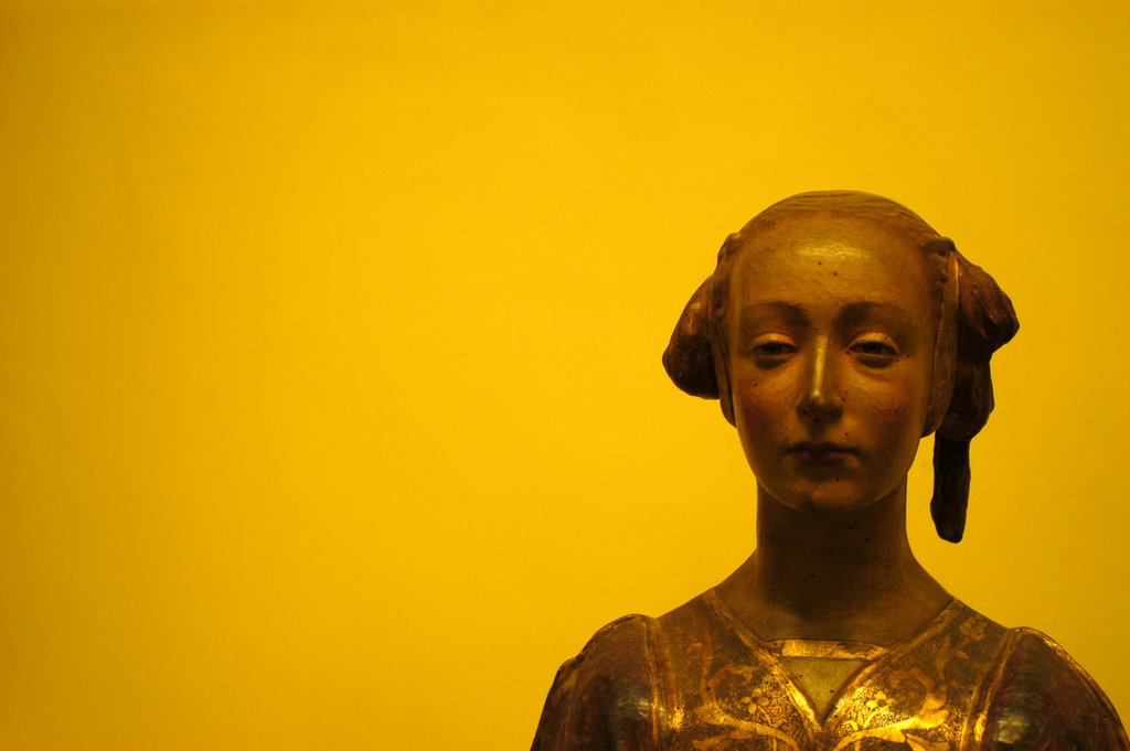 Detail of A lady by Stuart Cox