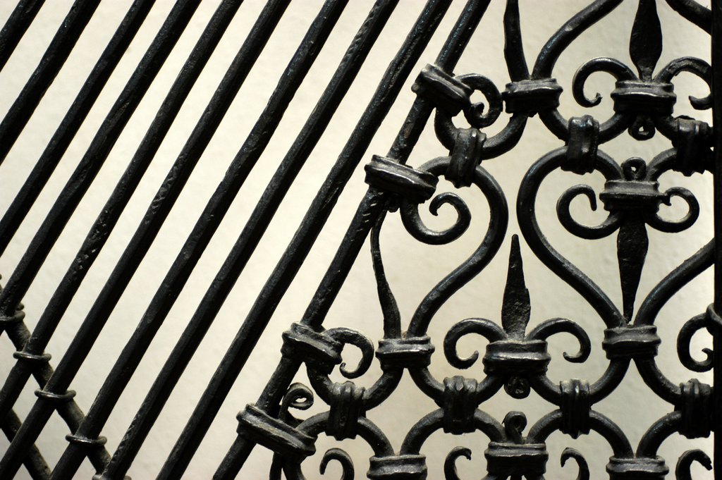 Detail of Fanlight grille, detail by Stuart Cox