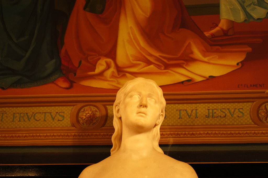 Detail of Eve Disconsolate by Stuart Cox