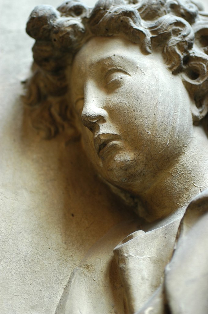 Detail of The Virgin and Child with Two Angels, detail by Stuart Cox