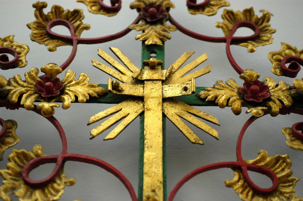 Detail of Grave-cross by Stuart Cox
