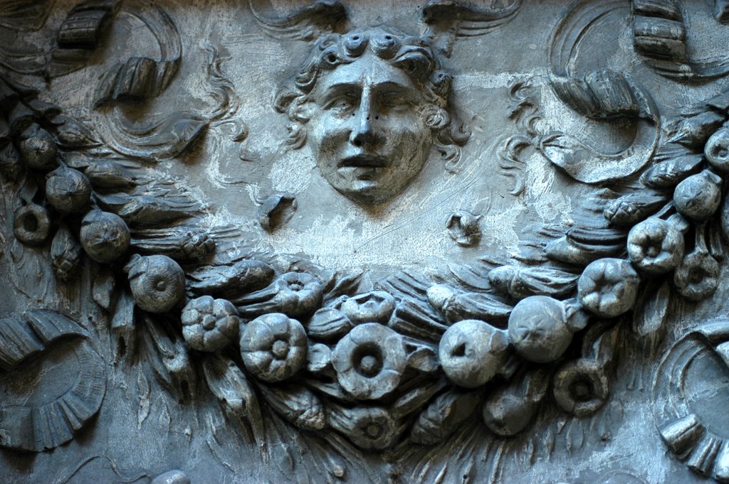 Detail of Tomb of Cardinal Ascanio Sforza, detail by Stuart Cox