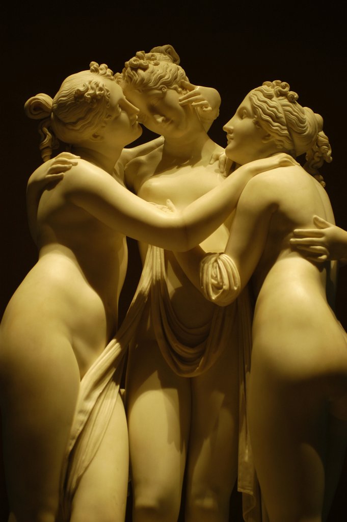 Detail of The Three Graces by Stuart Cox